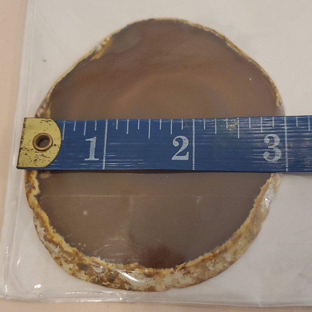 3 Agate Pieces - Picture 2 of 7
